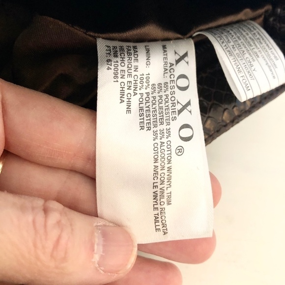 Xoxo Handbag, Brown Purse, Nice Condition - Picture 7 of 9